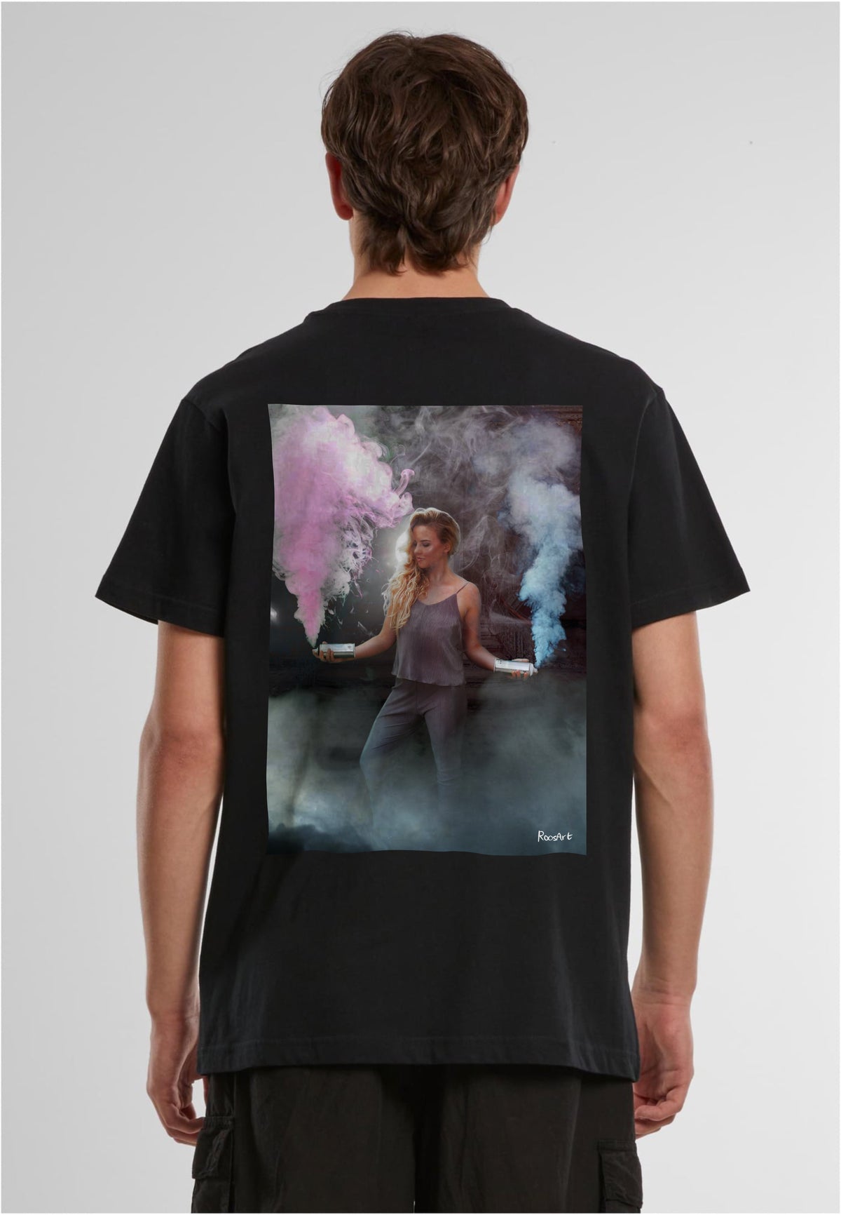 RoosArt T-shirt - Rosalie | Zwart | Unisex