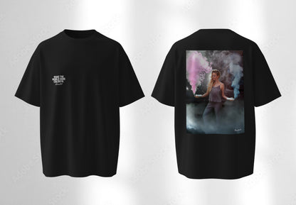 RoosArt T-shirt - Rosalie | Zwart | Unisex