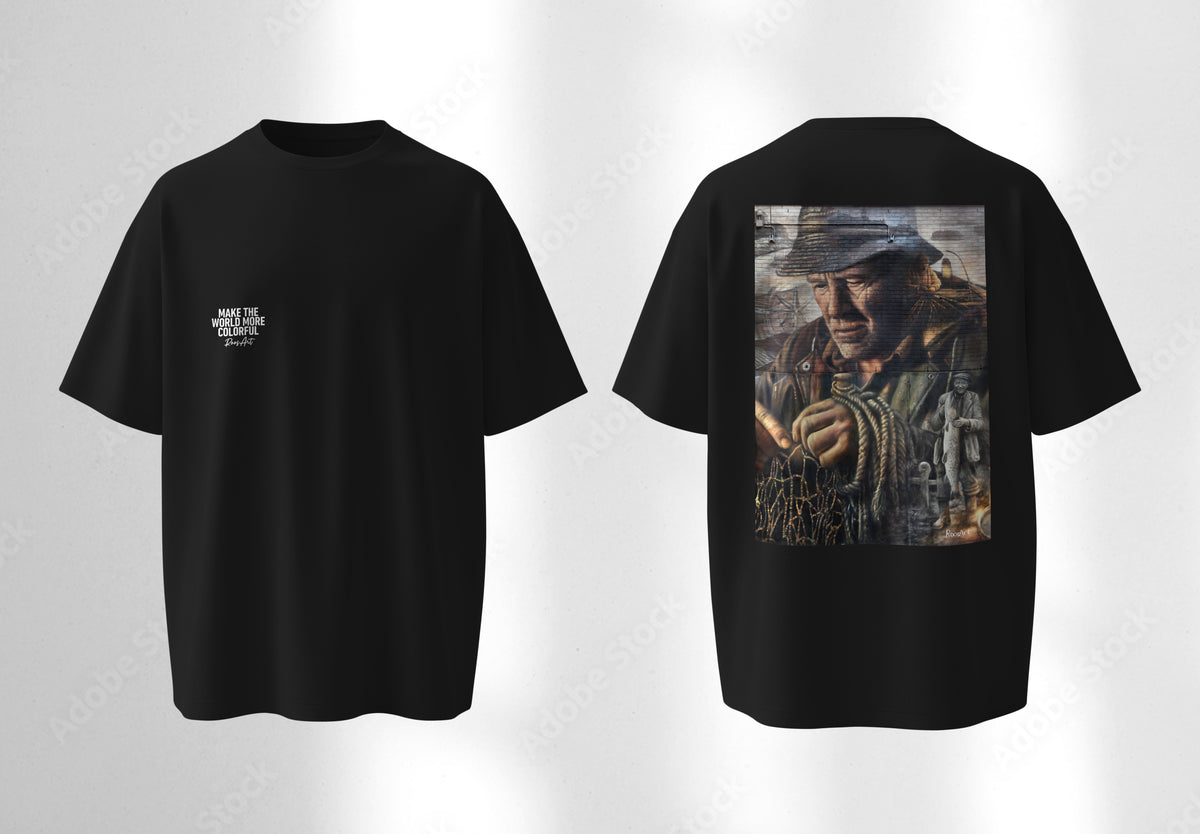RoosArt T-shirt - Tolkamer | Zwart | Unisex