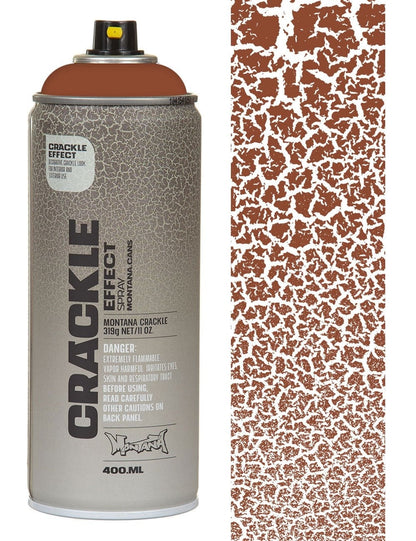 Montana CRACKLE Effect spray spuitbus 400ML Copper Brown