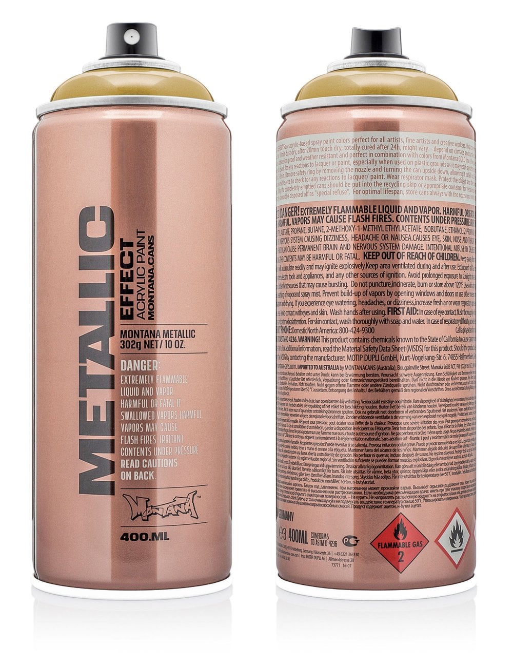 Montana METALLIC Effect 400ML - Aztec Gold