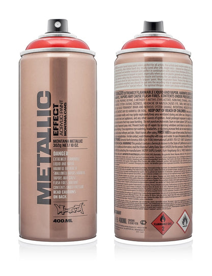 Montana METALLIC Effect spray spuitbus 400ML - Red